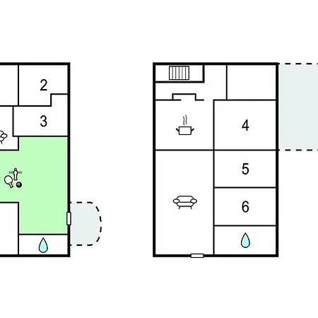 6 Bedroom Amazing In Glesborg